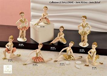 Ballerina Con Gambre Accavalcate 10 Cm In Ceramica Di Capodimonte Completo Di Scatola