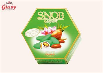 Confetti Crispo Snob Lieto Evento Confezione 500g Verdi Imbustati Singolarmente