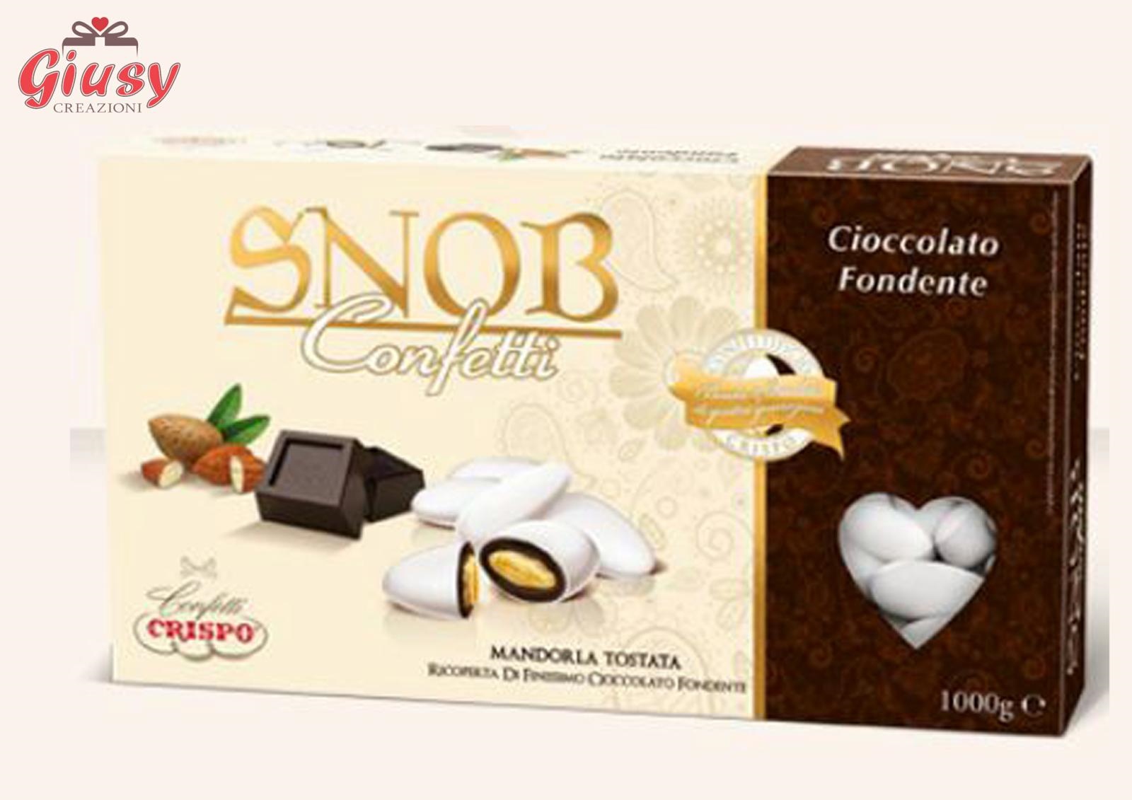 Confetti Crispo Snob Al Gusto Cioccolato Fondente Confezione 1 Kg