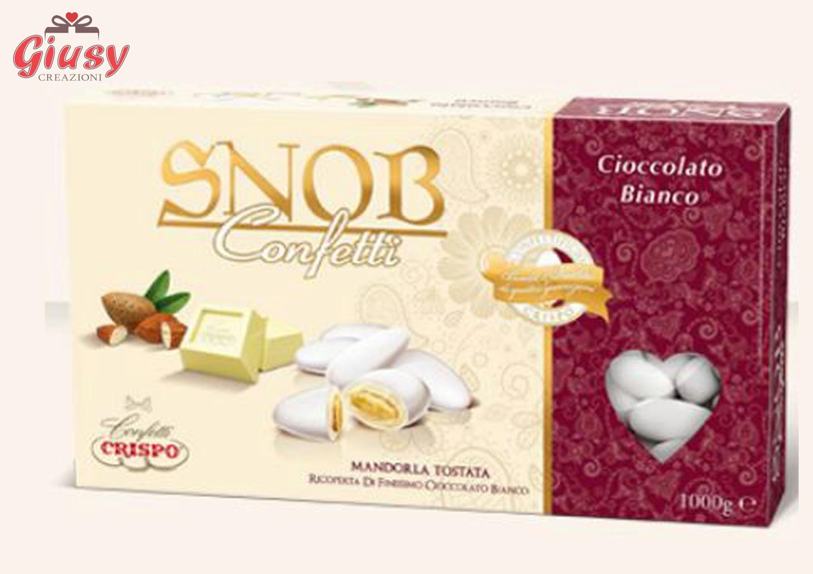 Confetti Snob Gusto Cioccolato Bianco Confezione 1KG