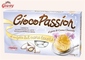 Confetti CiocoPassion Confezione 1Kg Gusto Crema Chantilly