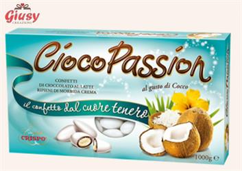 Confetti CiocoPassion Confezione 1Kg Gusto Cocco