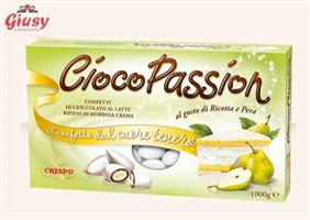 Confetti CiocoPassion Di Cioccolato Al Latte Ripieni Di Morbida Crema Confezione 1Kg Ricotta E Pera