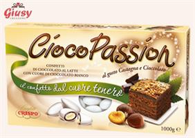 Confetti CiocoPassion Confezione 1Kg Gusto Castagna E Cioccolato