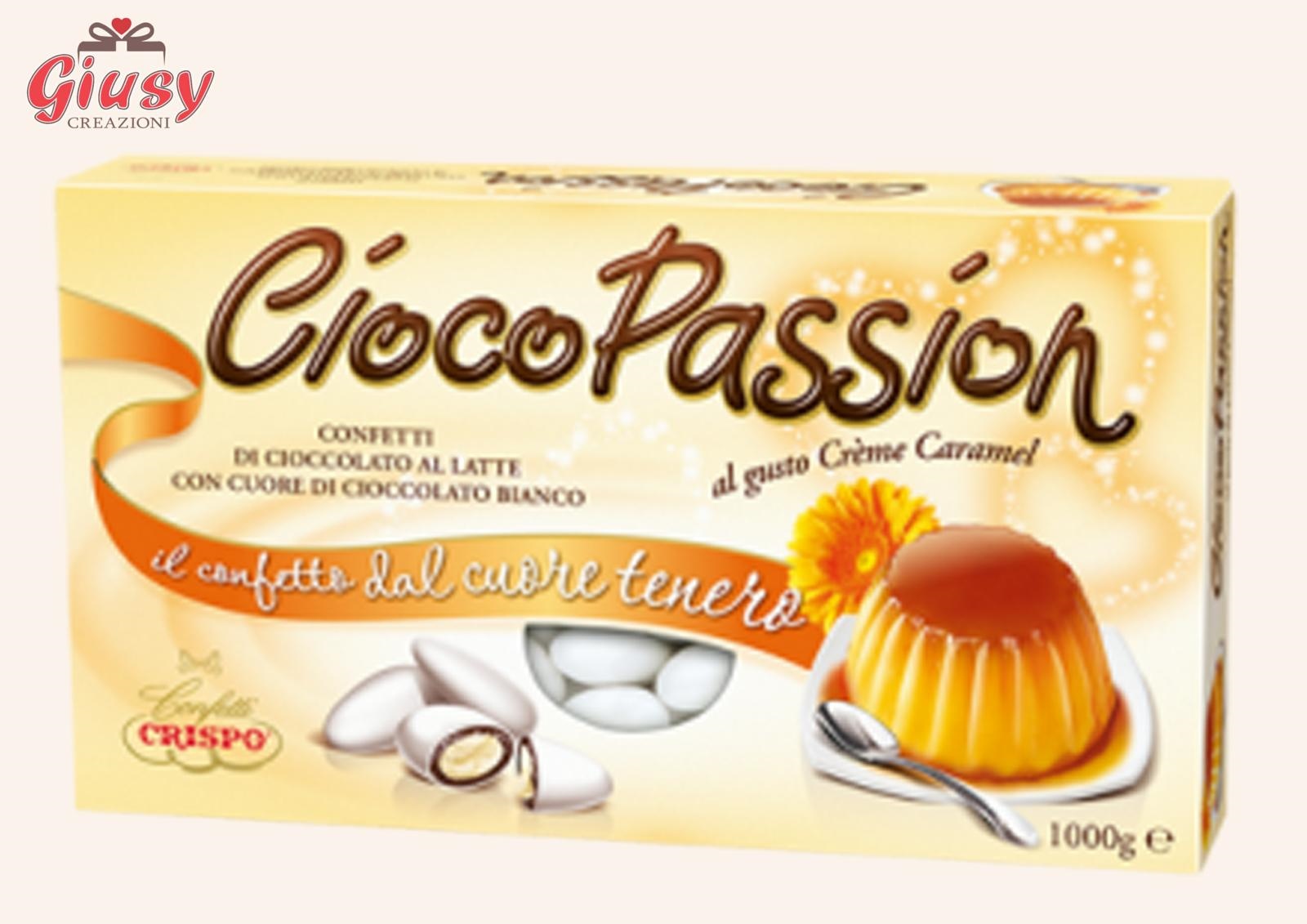 Confetti CiocoPassion Confezione 1Kg Gusto Creme Caramel