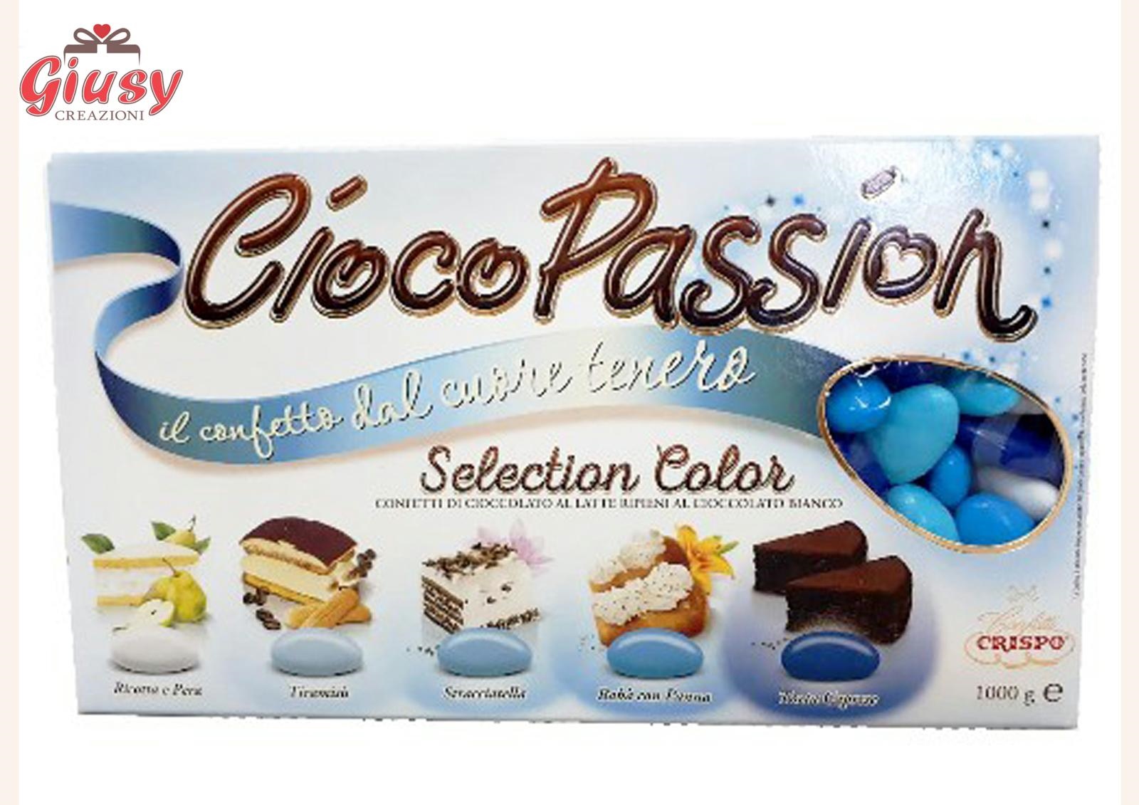 Confetti CiocoPassion Selection Color Sfumati Confezione 1Kg Celeste