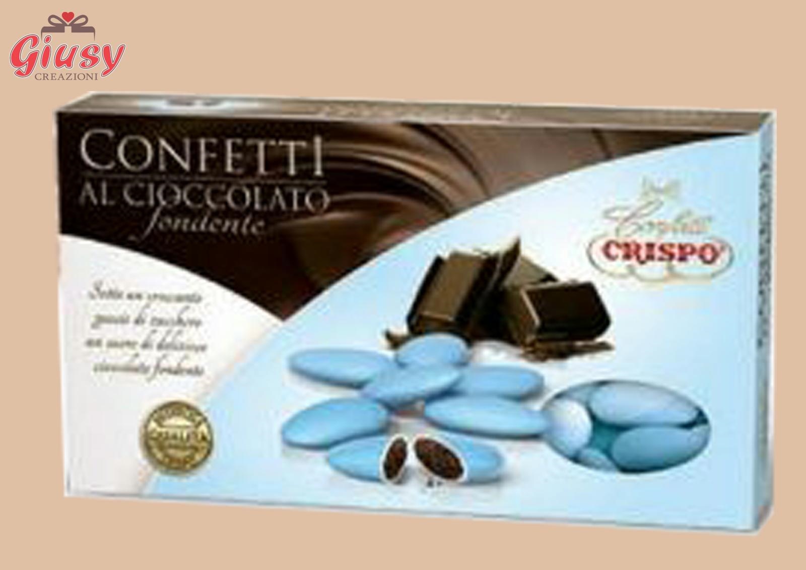 Confetti Crispo Al Cioccolato Fondente Celeste Confezione 1Kg