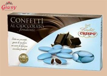 Confetti Al Cioccolato Fondente Celeste Confezione 1Kg