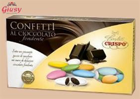 Confetti Al Cioccolato Fondente Confezione 1Kg Colori Assortiti