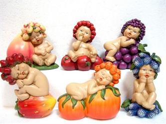BimBi Baby Frutta In Resina 6 Soggetti Assortiti