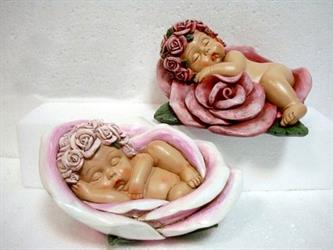 BimBi Resina In Fiore Cm 15 2 Soggetti Assortiti