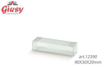 Scatola Trasparente In Pvc Con Aperture Laterali 9x3xh.2 Cm  10*200
