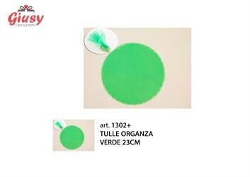 Tulle Organza Verde 23 Cm 50*5000
