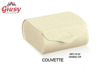 Couvette Decoro Seta Avorio 10x8xh.6 Cm 1*200