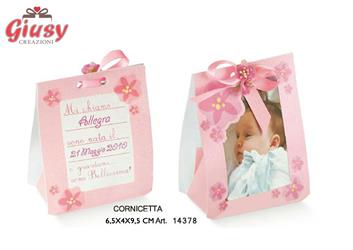 Scatola Cornicetta Baby Girl 1*200