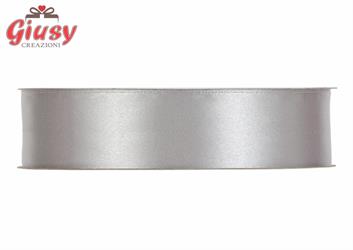 Nastro Raso Mm25x50 Metri Colore Argento
