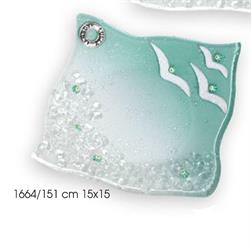 Piattino 15x15Cm Linea Capri Completo Di Box Regalo