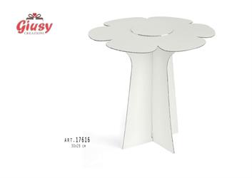 Alzata Fiore 30x29 Cm Bianco