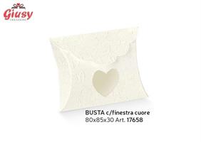 Busta Portaconfetti Harmony Bianco 8x8,5x3 Cm   10*200