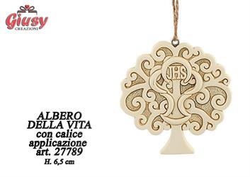 Applicazione Albero Della Vita Con Calice In Resina H.6,5 Cm 12*288