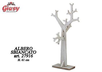 Albero Sbiancato In Legno H.61 Cm 1*8