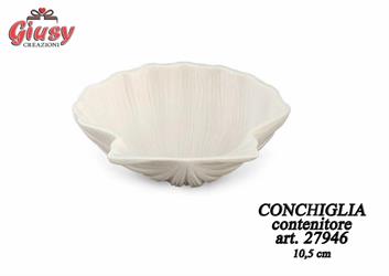 Svuotatasche Conchiglia In Ceramica 10,5 Cm 12*48