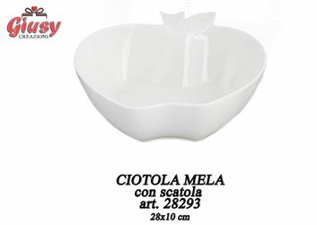 Ciotola Mela Con Scatola 28x10 Cm 2*8