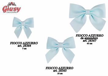 Fiocco Azzurro Da Appendere 45 Cm 1*54