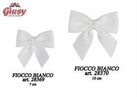 Fiocco Bianco In Lattice 10 Cm 12*720