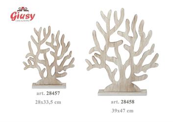 Corallo In Legno 28xh.33,5 Cm 1*12