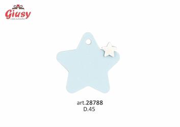 Stella In Legno Azzurra 12*1152 D.45