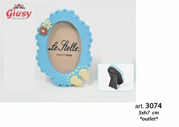 Portafoto Biscotto Celeste 5x4 Cm *OUTLET*