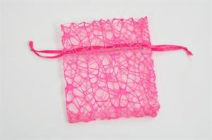 Sacchetto Rete e Organza Fucsia 10x12 Cm 12*960