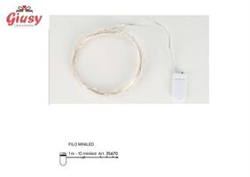Filo 10 Miniled Con Batteria 0.90 Metri 10*36
