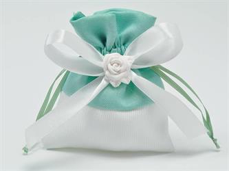 Sacchetto Raso Verde Acqua 9,5x11,5 Cm 12*120
