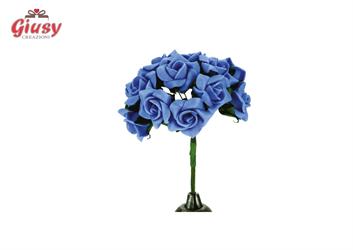 Rosellina Polifoam Piccola Colore Blu 2,5 Cm