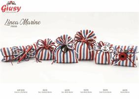 Sacchetto Cubo Piccolo Linea Marine Rosso 1*20 10x12 Cm