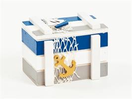 Scatolina Marina In Legno 8x5xh 6 Cm 12*144