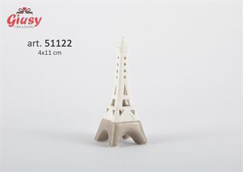 Torre Eiffel In Porcellana 4x11 Cm 6*144