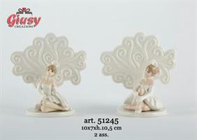 Albero Della Vita Con Ballerina 3 Soggetti Assortiti 10x7xh.10,5 Cm 1*48