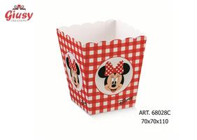 Vaso Piccolo Minnie 7x7x11 Cm Colore Rosso 10*200