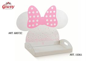 Crowner Minnie Colore Rosa E Bianco 1*30