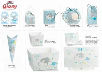 Book Linea Walt Disney Dumbo Azzurro 7x6xh.3 Cm 10*200