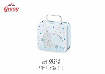 Valigetta Dumbo Celeste 12*72 80x70x38 Cm