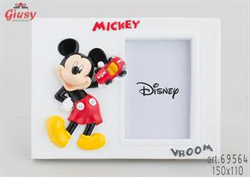 Portafoto Mickey Go In Resina Con Shopper 150x110Mm 12*48