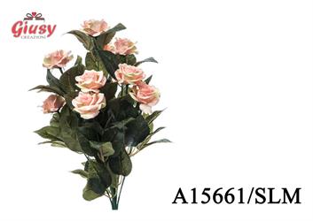 Bouquet Roselline Da 14Pz Colore Salmone 6*72