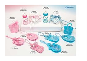 Borsetta Brille' Porta-Confetti Celeste 12*240