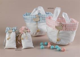 Borsa Cicogna Celeste 12*24