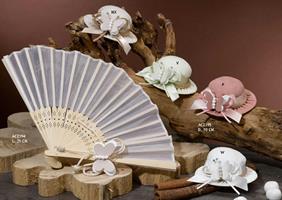 Cappello Con Applicazione Farfalla Tortora D.10 Cm   12*144