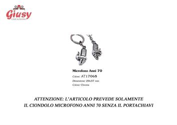 Ciondolo Microfono Anni '70